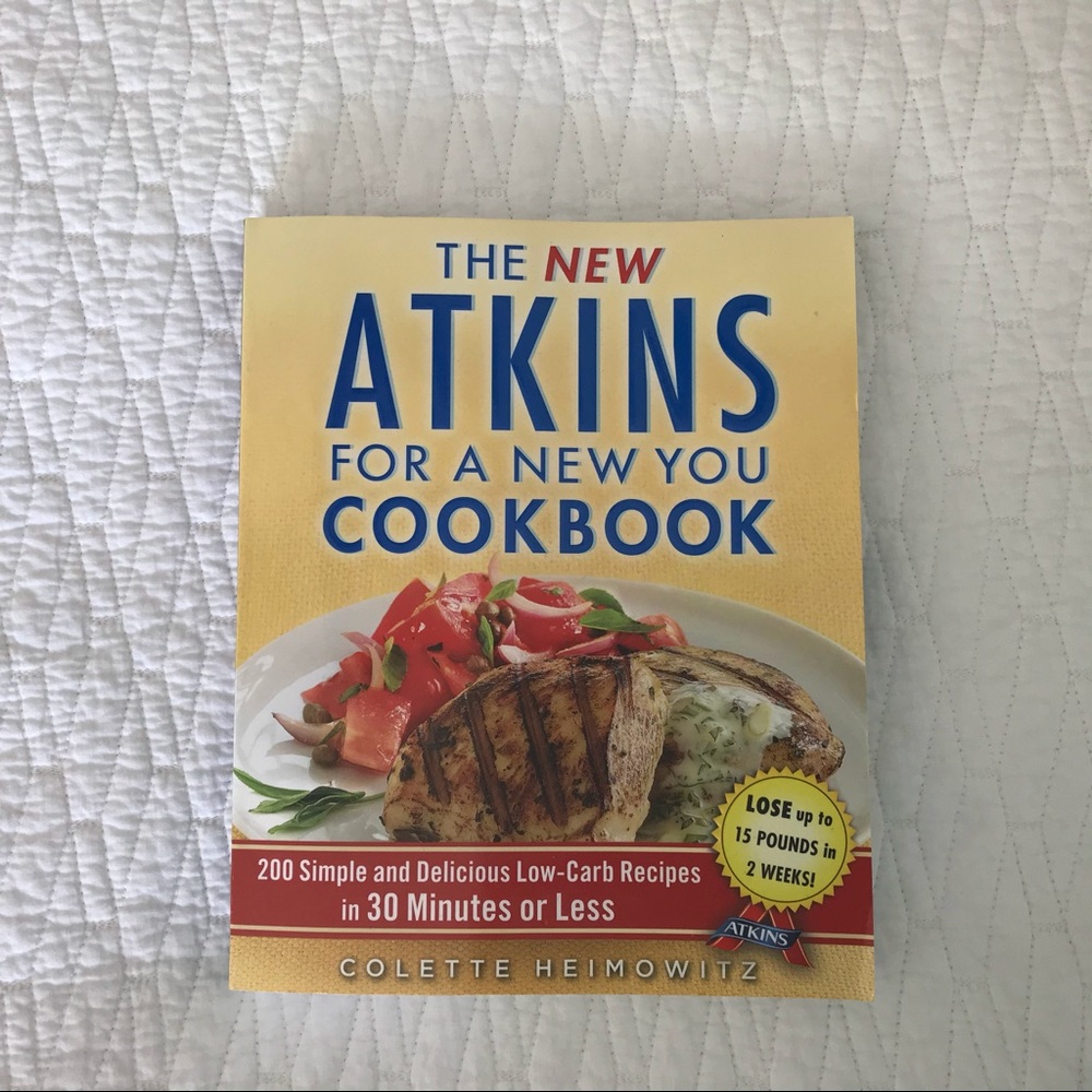 🌷2 for $20 The new Atkins cookbook